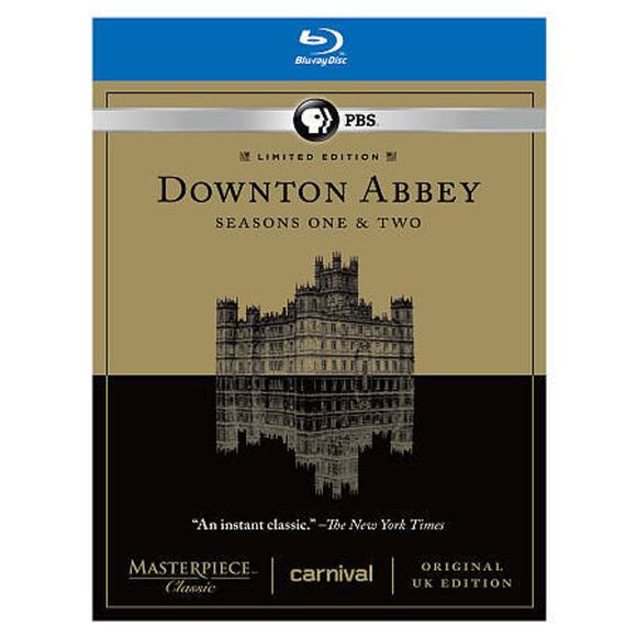 PBS Masterpiece Classic Downton Abbey Seasons 1 & 2 Five Disc Blu-ray Set - Picture 1 of 1